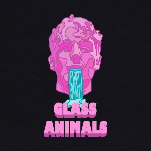 Glass Animals Soda Waterfalls (Head and Logo) by SpareFilm